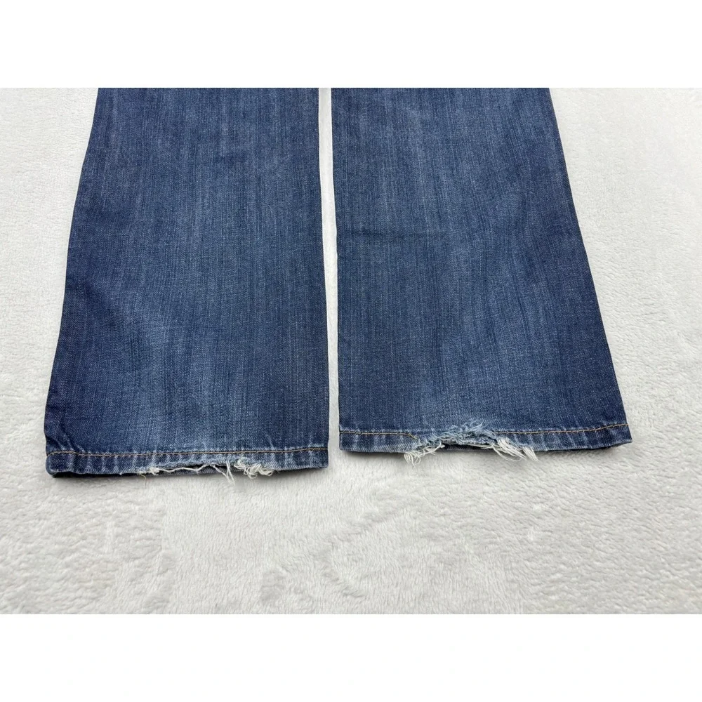 Kenneth Cole Reaction Men's 32x30 Slim Jeans Grungy Dark Wash Honeycombing Denim